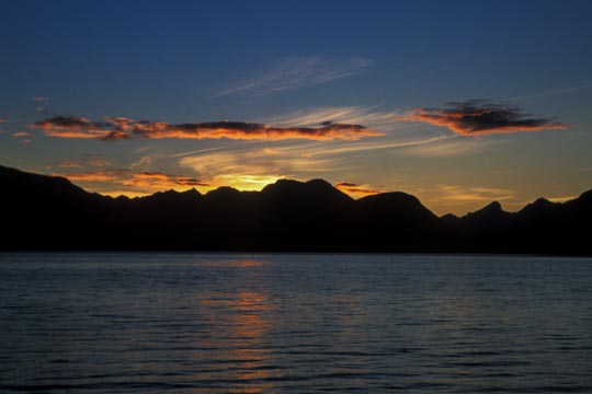 Lake Manapouri Sunset