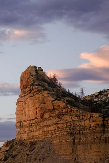 Knife Edge at Sunset