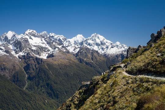 View of Alps Routeburn Track