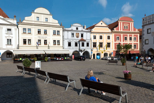 Cesky Krumlov Town Square