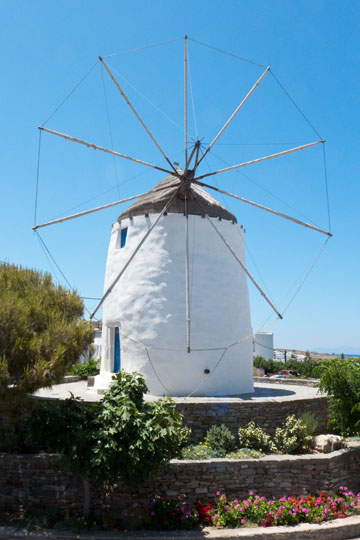 Traditional Cyclades Windmill