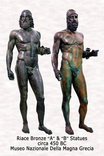 Riace Bronze Statues